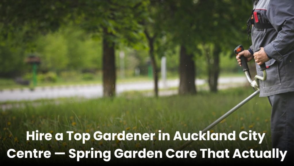 Top gardener in Auckland City Centre providing expert spring garden care services.
