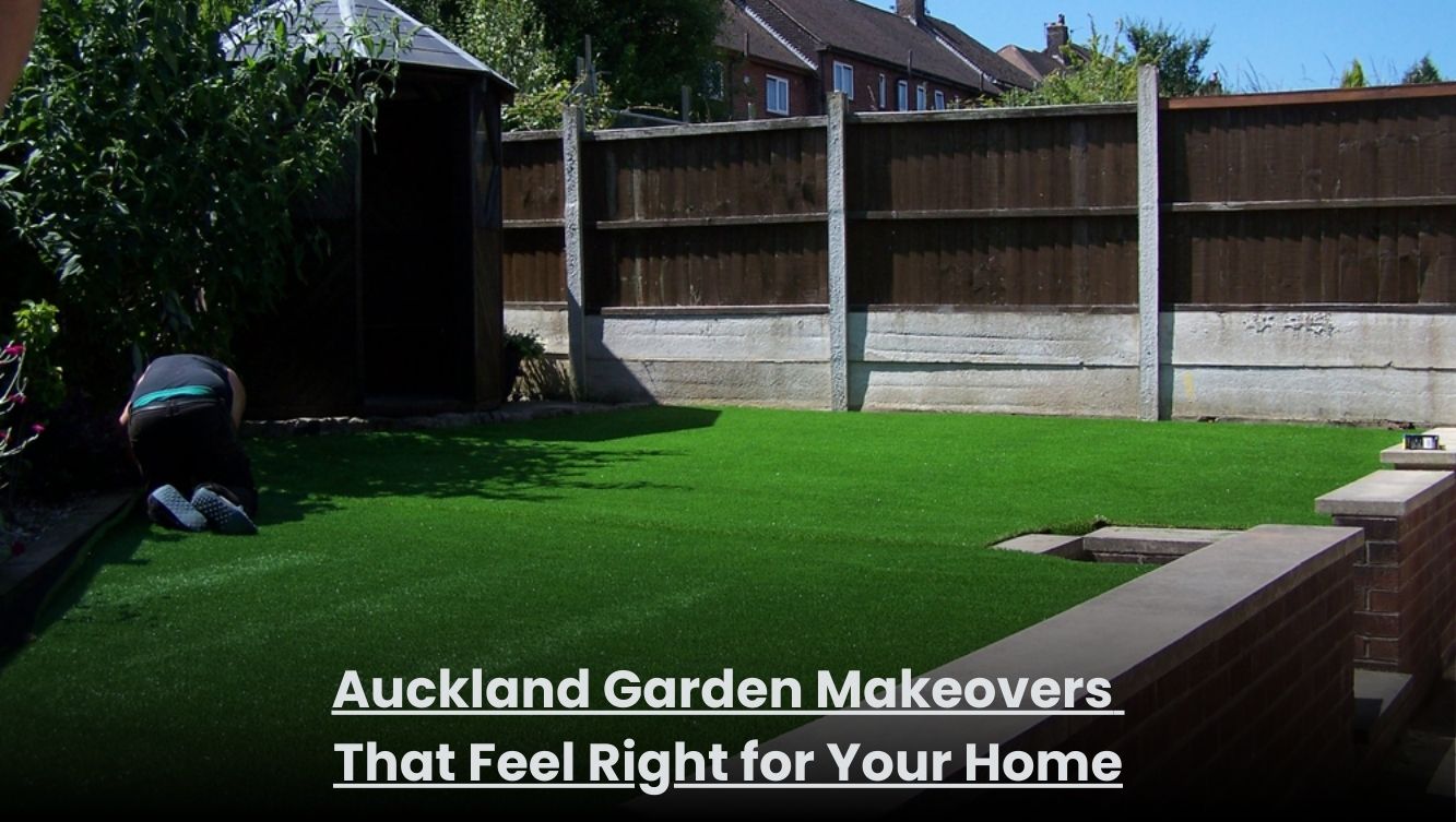 Auckland home garden makeover with fresh lawn, plants, and outdoor space designed to suit the house