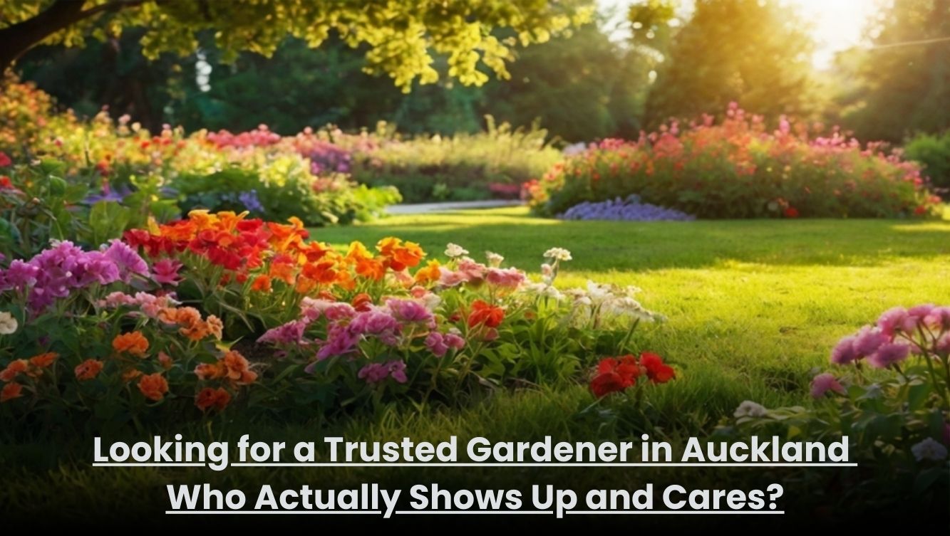 Trusted gardener providing reliable garden care for a residential home in Auckland