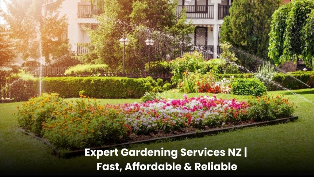 Professional gardening services in NZ with lawn care and trimming