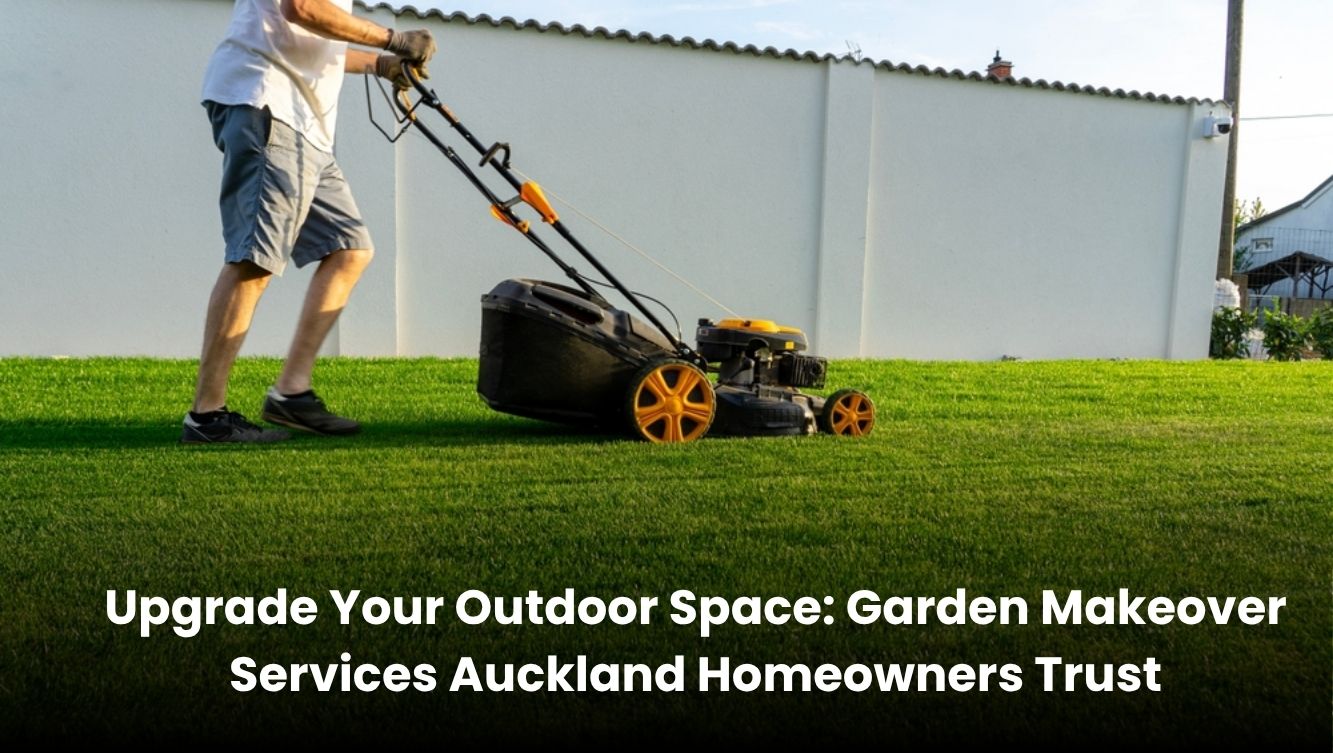 Garden makeover service in Auckland with fresh plants and clean landscape
