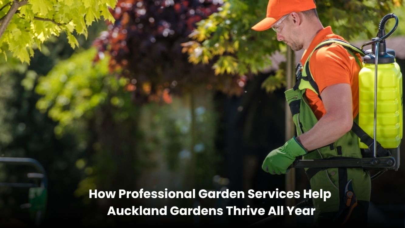 Professional gardeners maintaining a healthy and beautiful garden in Auckland.